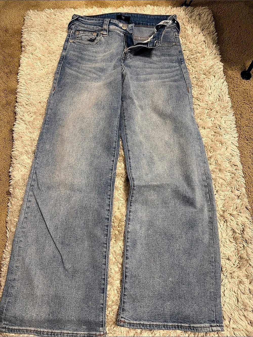 Bobby Boot Cut Jeans in Blue Waist 27